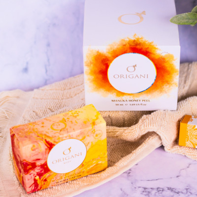 Combo Manuka - Mặt Nạ Tẩy Da Chết Mật Ong Manuka (50ml) + Xà Phòng Organic Manuka (125g) - Làm Sạch, Làm Sáng Và Cải Thiện Độ Đàn Hồi Da