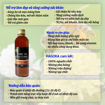 Mật ong nguyên chất hoa cà phê loại 150gam (chai nhựa)