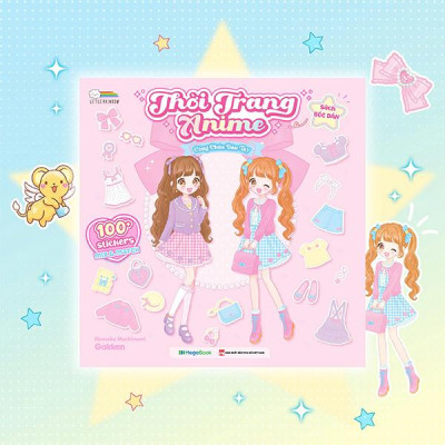 Sách - Sách Bóc Dán - Thời Trang Anime - Công Chúa Dâu Tây