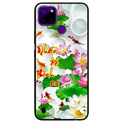 Ốp lưng dành cho Realme C21Y - C25Y mẫu Thư Pháp Nhẫn Bình An