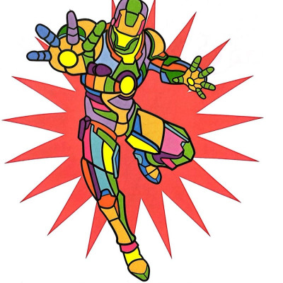 Tô Màu Siêu Anh Hùng: Người Sắt