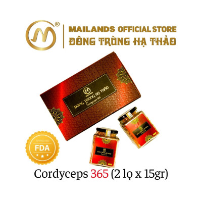 Đông Trùng Hạ Thảo MaiLands Cordyceps 365 (2 hộp * 15gr)