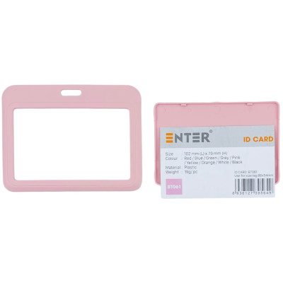 Bảng tên Enter BT061 86x54mm 1 mặt ngang