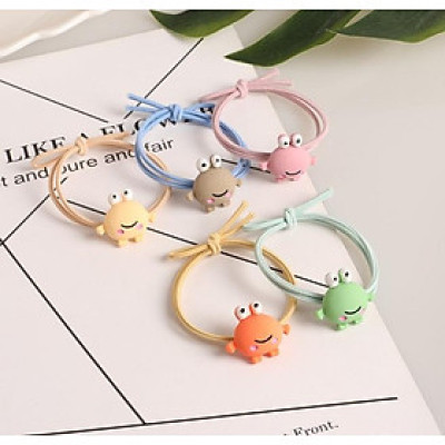 Dây thun cột buộc tóc mặt ngỗ nghĩnh- combo 5sp (ngẫu nhiên)