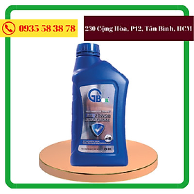 DẦU NHỚT XE MÁY (4T)  BÌNH 0.8L- GB SynMax Ultra 4T, SAE 20w50, API SL, JASO MA2
