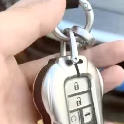 Ốp chìa khóa Kim Loại hình Xiêu Xe ô tô Honda CITY, CIVIC, ACCORD, HR-V, CR-V....