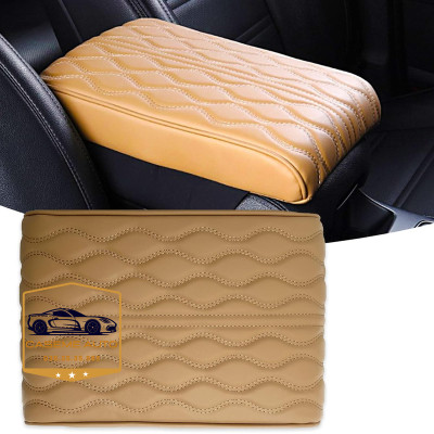 Đệm Tỳ Tay Ô Tô Cao Su Non Nguyên Khối Bọc Da Nappa – Êm Ái, Chống Mỏi, Thư Giãn Khi Lái Xe - Hàng Chính Hãng