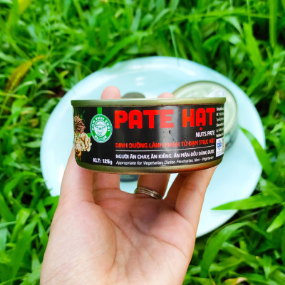 Pate Hạt Chay 125g Cung Cấp Dinh Dưỡng Từ Đạm Thực Vật - Nấm Tươi Cười