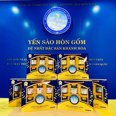 [Set QT 6 Hũ] Tổ Yến Chưng Đường Ăn Kiêng - Yến Sào Hòn Gốm Chính Hiệu Khánh Hoà - HGK NEST