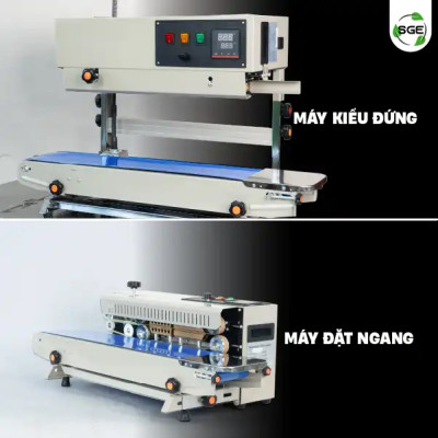 Máy Hàn Miệng Túi SGE AS Eco Dòng Tiết Kiệm Hàn Liên Tục Tốc Độ Cao Hàng Nhập Khẩu Chính Hãng SGE Thái Lan