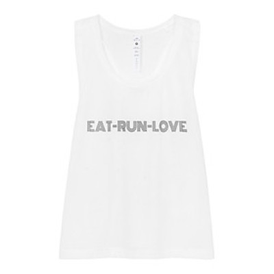 ÁO THUN BA LỖ THỜI TRANG THỂ THAO ONWAYS NỮ MỎNG NHẸ NHANH KHÔ EAT RUN LOVE CROPPED SINGLET W24176 WOMEN