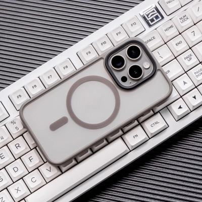 Ốp lưng nhám chống vân tay cho iPhone 15 Pro Max / 15pro, ốp chống sốc Likgus có sạc nam châm từ tính – hàng chính hãng