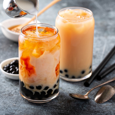 Combo 2 Túi Bột trà sữa truyền thống 3in1 Déli - 1kg pha chế trà sữa tiện lợi, nhanh chóng