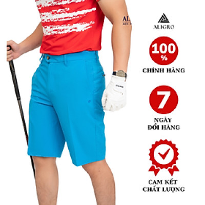 Quần short golf nam ALIGRO nhiều màu chất vải co giãn chống nhăn cực tốt, thoáng khí, thấm hút tốt QSMOG.22