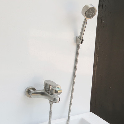 Bộ vòi sen nóng lạnh Inox SUS 304 Eurolife EL-LAVEN 01 (Trắng vàng)