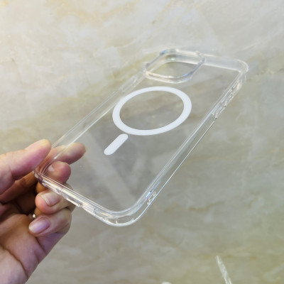 Ốp lưng Likgus trong suốt dành cho iPhone 14 Pro Max hỗ trợ sạc không dây - hàng chính hãng