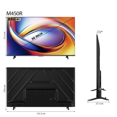 [SP Mới 2025] Smart Tivi Toshiba 55 inch QLED 55M450RP, Giao Hàng Toàn Quốc, Bảo Hành 24 Tháng, Hàng Chính Hãng