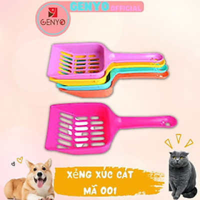 Xẻng xúc cát cho mèo ( màu ngẫu nhiên )