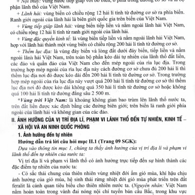 Hướng Dẫn Trả Lời Câu Hỏi Và Bài Tập Địa Lí Lớp 12 (Bám Sát SGK Kết Nối Tri Thức Với Cuộc Sống) - HA