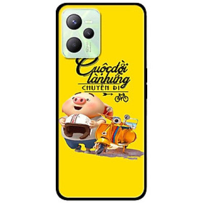 Ốp lưng dành cho Realme C35 mẫu Chuyến Đi Của Heo