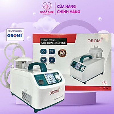 Máy hút dịch 1 bình tích hợp máy xông khí dung OROMI SS-6A - MÁY CHUYÊN HÚT - Hàng chính hãng