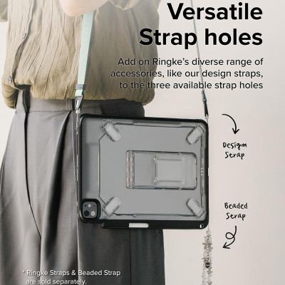 Ốp lưng cho iPad Pro 13" M4 / Pro 11″ M4 / Air 6 13" M3/M2 / Air 6 11" M3/M2 / Air 5 / Air 4 RINGKE Fusion Sketch Stand - Hàng Chính Hãng