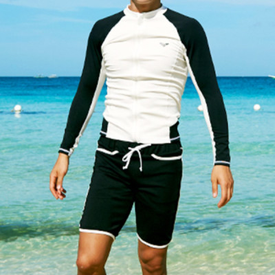 Đồ Bơi Nam Và Nữ Couple Tay Dài Che Nắng Kiểu Korea ATI81 MayHomes Chuẩn UPF 50+, Long-Sleeve Rash Guard Swimsuit