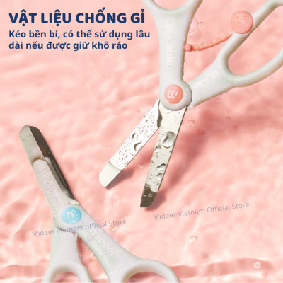Kéo Thủ Công Cắt Giấy An Toàn Cho Bé An Toàn Mideer Craft Sicrssors
