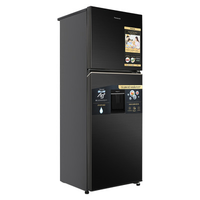 Tủ lạnh Panasonic Diệt Khuẩn 366L NR-TL381GVKV Lấy Nước Ngoài Kháng Khuẩn -  Bộ Cảm biến Econavi - Ngăn Đá Trên - Hàng Chính Hãng