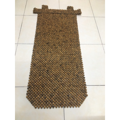 Đệm khoác ghế ô tô hạt gỗ Bách Xanh 12ly - Nệm , Thảm trang trí nội thất xe ô tô , Lót ghế văn phòng , ghế giám đốc trong phòng làm việc , phòng học 