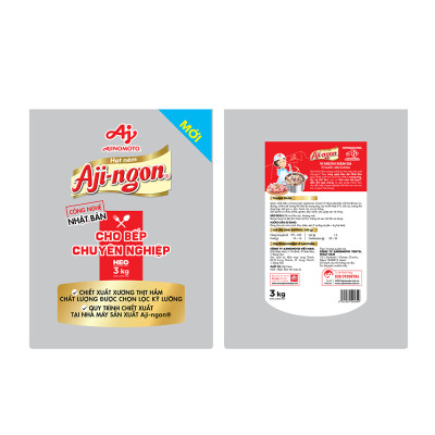 Gói Hạt Nêm Aji-ngon® Heo 3kg/Gói
