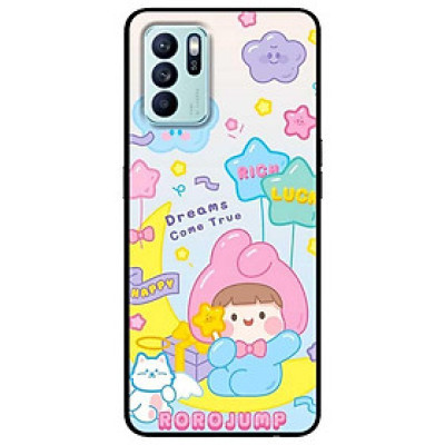 Ốp lưng dành cho Oppo Reno 6 - Oppo Reno 6Z - Búp Bê Nón Hồng