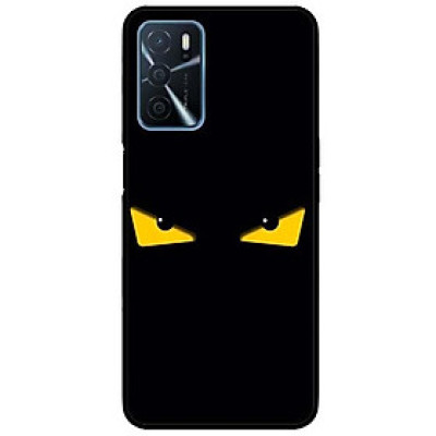 Ốp lưng dành cho Oppo A16 mẫu Mắt Vàng Nền Đen