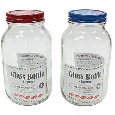 Chai thủy tinh có nắp Echo Glass Bottle 1.0L - Hàng nội địa Nhật Bản nhập khẩu chính hãng