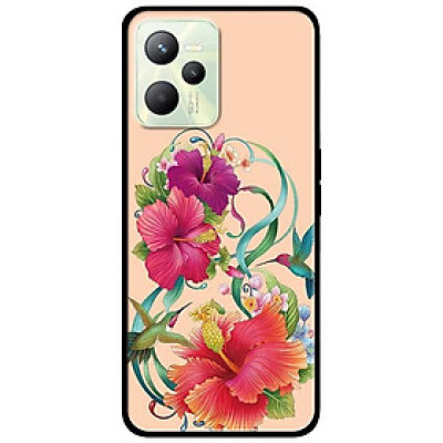 Ốp lưng dành cho Realme C35 - Realme Narzo 50A Prime mẫu Hoa Bụt Nền Da
