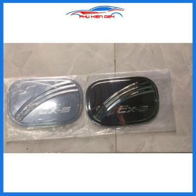 Ốp nắp bình xăng Mazda Cx5 2018-2019 mạ crom bảo vệ chống trầy trang trí ô tô