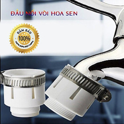 Đầu Nối Đa Năng Vòi Hoa Sen Chuyên Dùng Cho Vòi Nước Bị Mòn Ren Xoáy