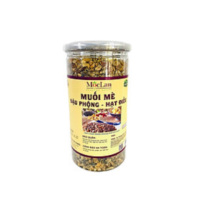 Muối mè đậu phộng - hạt điều Mộc Lan (hũ 500g)
