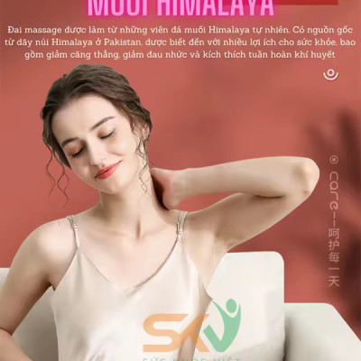 Đai Massage Bụng Hỗ Trợ tan Mỡ Bụng, Xoa Bóp Cùng Lúc Làm Nóng, Mát Xa Cổ Vai Lưng Đùi  Megou TY-308 BH 1 Năm - Podi92