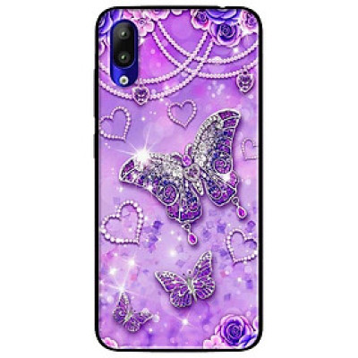 Ốp lưng dành cho Vsmart Start mẫu Bướm Hoa Xanh