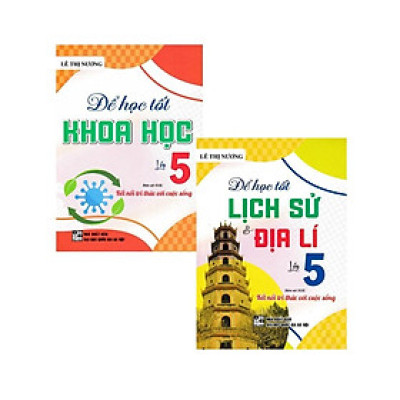 Sách - Để Học Tốt Khoa Học + Lịch Sử Và Địa Lí Lớp 5 - Bám Sát SGK Kết Nối Tri Thức Với Cuộc Sống - Hồng Ân