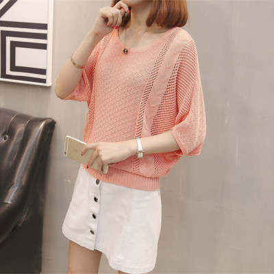 Áo len lưới cánh rơi nữ Haint Boutique Al32