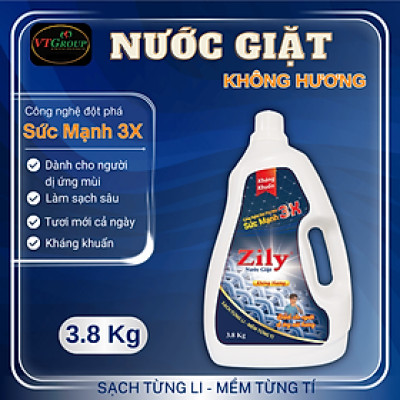 Nước Giặt Zily 3.8 Kg - Không Hương