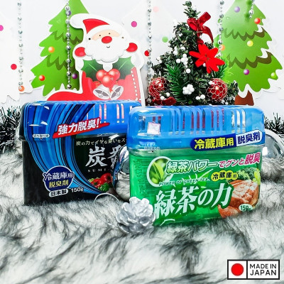 Sáp khử mùi tủ lạnh 150g, khử mùi mạnh mẽ các mùi khó chịu đáng lo ngại với sức mạnh của trà xanh - nội địa Nhật Bản