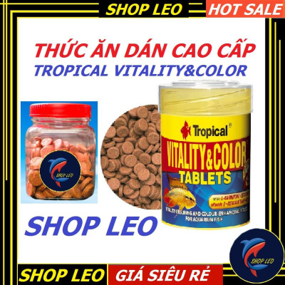 Cám dán JBL và Tropical Vitality Color cho cá cảnh - thức ăn dán cao cấp - shopleo - phụ kiện thủy sinh
