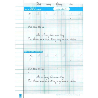 Sách - Vở Ô Li Theo Mẫu Chữ Lớp 2 - Tập 1 - Bám Sát SGK Chân Trời Sáng Tạo - Hồng Ân