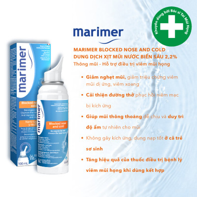 COMBO XỊT MŨI HỖ TRỢ PHÒNG NGỪA VIÊM MŨI MARIMER DÀNH CHO NGƯỜI LỚN VÀ TRẺ SƠ SINH