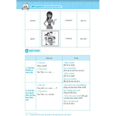 Sách - Ms Grammar Ôn Luyện Ngữ Pháp Và Bài Tập Tiếng Anh Lớp 3 - Tập 2 - Megabook