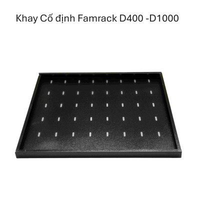 Khay Cố Định Tủ Mạng D600 Famrack – Phụ Kiện Tủ Rack 19",Hàng Chính Hãng, Chất Lượng Cao
