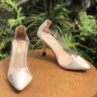 Giày nữ da bóng cao gót hot trend  trẻ trung năng động 21366